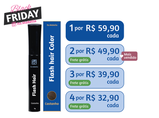 Flash hair color - Pinta fios brancos