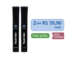 Flash hair color - Pinta fios brancos