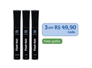 Flash hair color - Pinta fios brancos